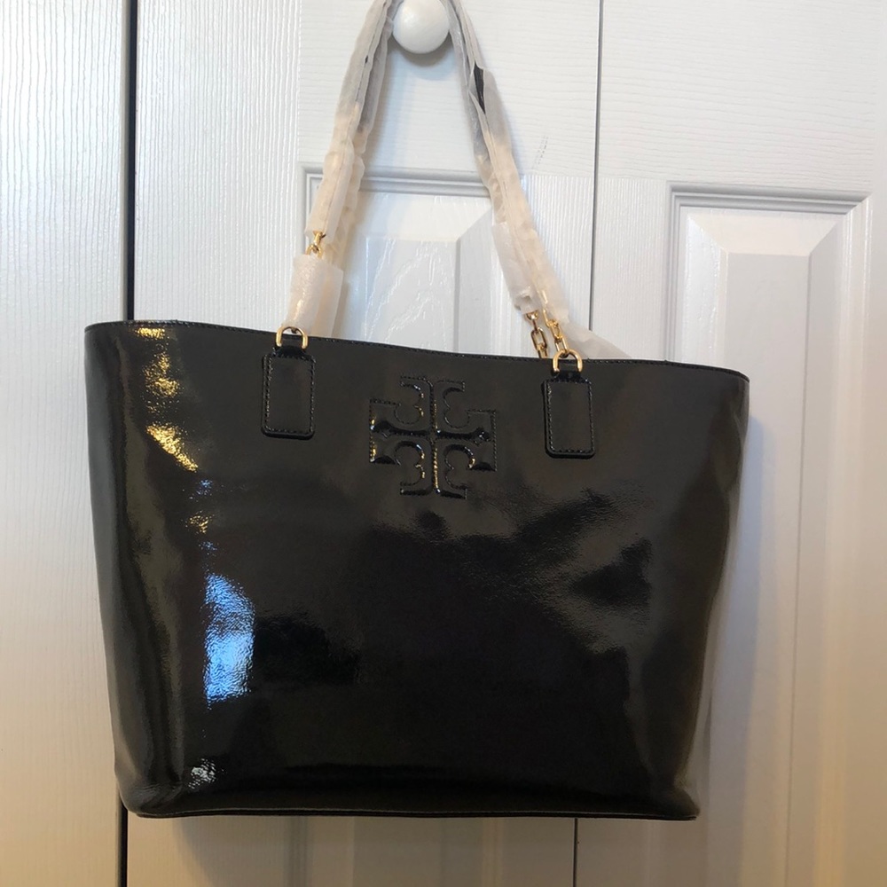 Tory Burch Charlie Patent Tote NWT